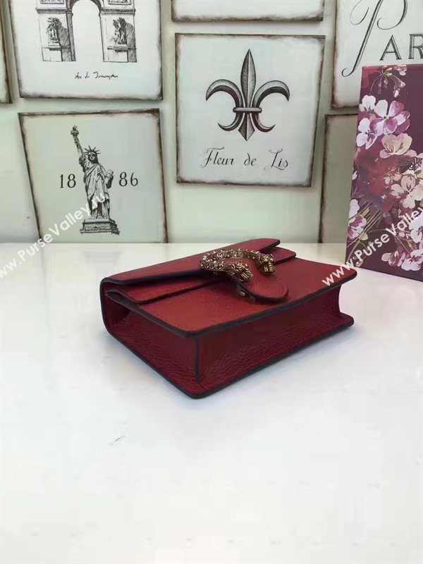 Gucci mini padlock red shoulder bag 6457