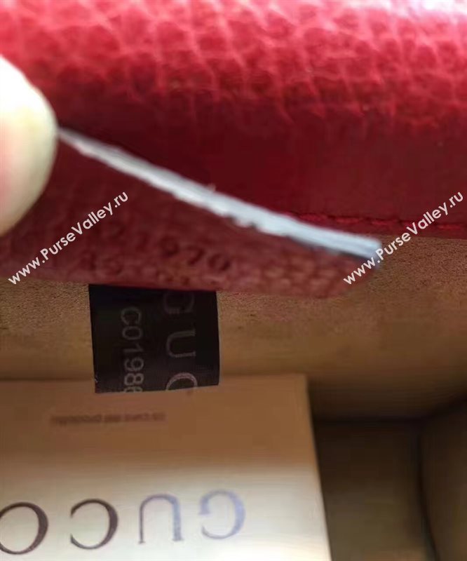 Gucci mini padlock red shoulder bag 6457