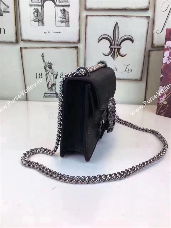 Gucci mini black shoulder padlock bag 6458