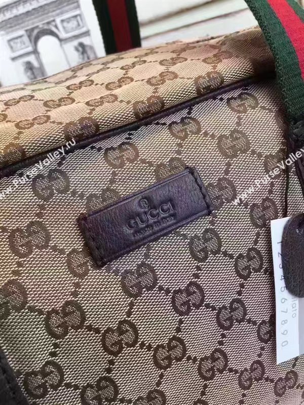 Gucci large travel gray tri bag 6462