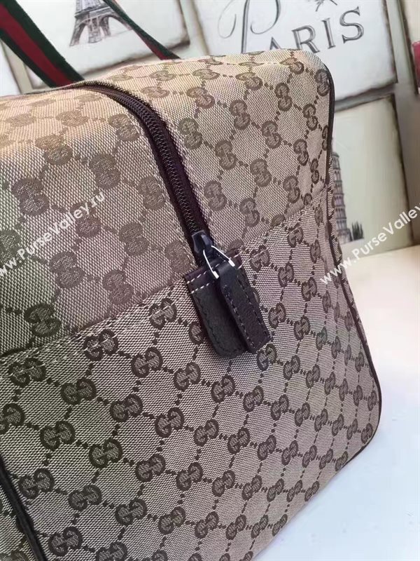Gucci large travel gray tri bag 6462