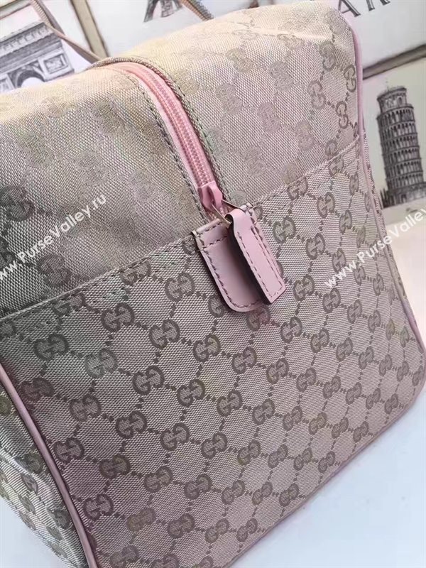 Gucci large travel gray pink with bag 6463