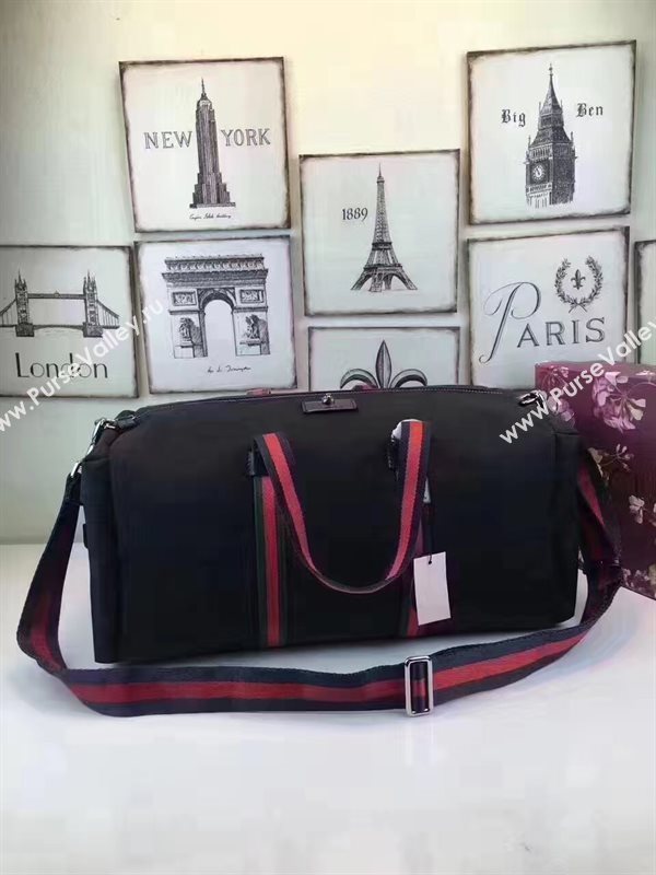 Gucci X large Boston black red with bag 6467