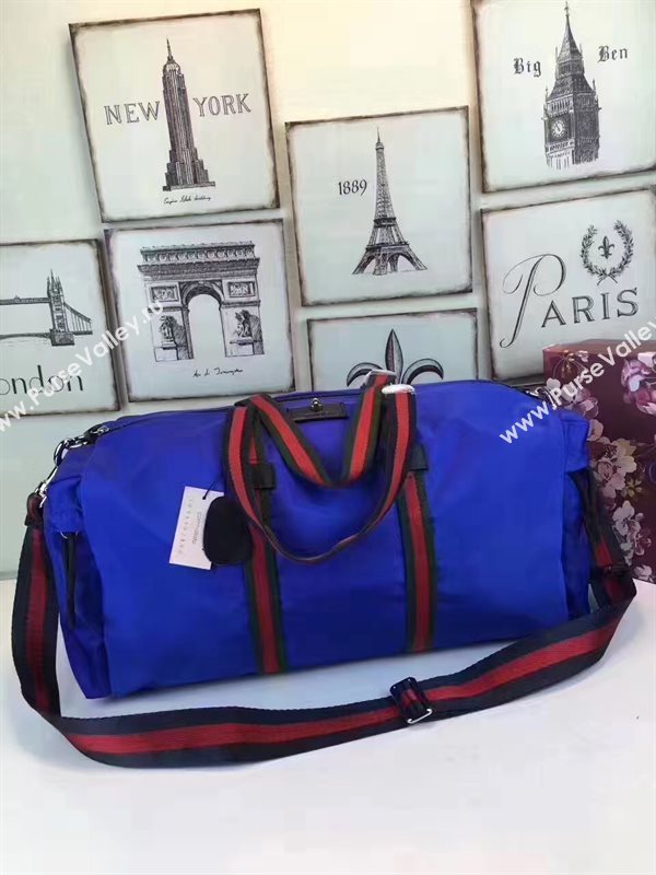 Gucci X large Boston blue red with bag 6468