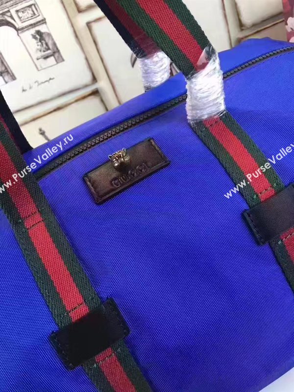 Gucci X large Boston blue red with bag 6468