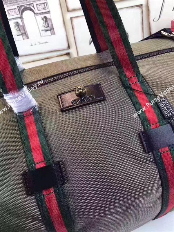 Gucci X large Boston gray red with bag 6469