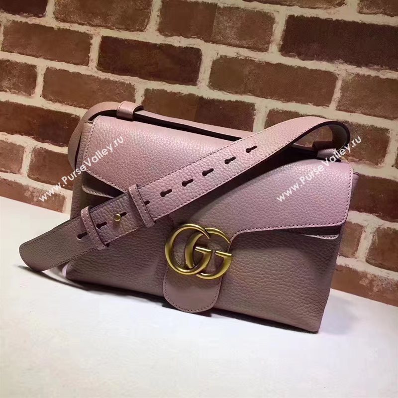 Gucci GG padlock pink shoulder bag 6470
