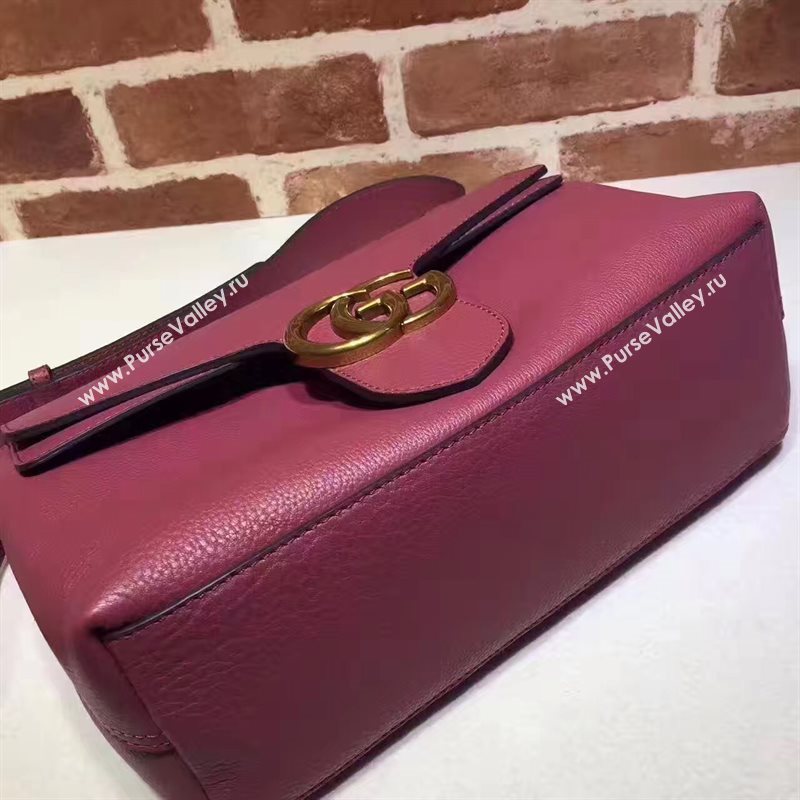 Gucci GG padlock wine shoulder bag 6471