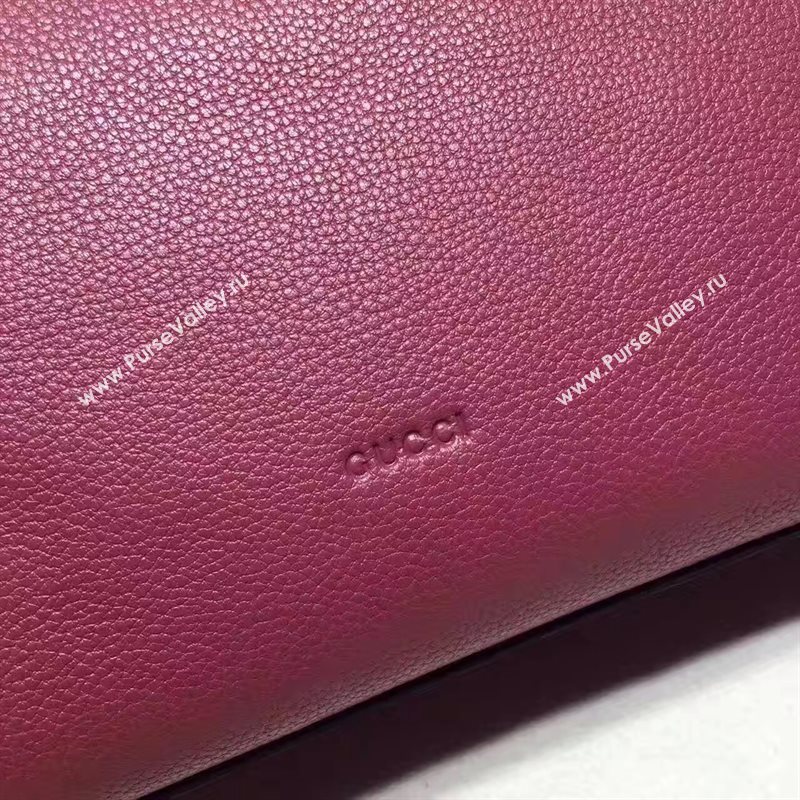 Gucci GG padlock wine shoulder bag 6471