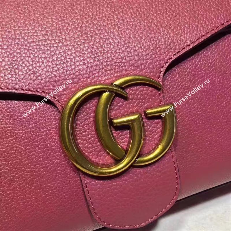 Gucci GG padlock wine shoulder bag 6471