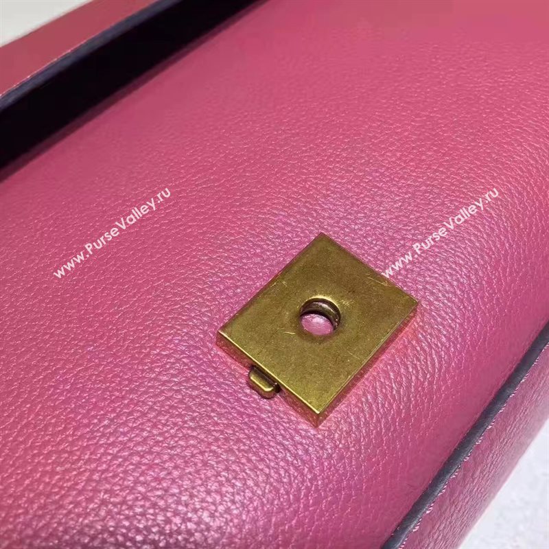 Gucci GG padlock wine shoulder bag 6471