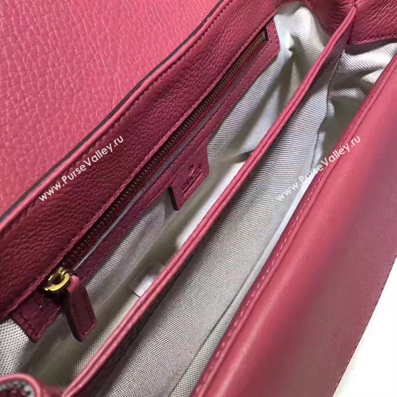 Gucci GG padlock wine shoulder bag 6471