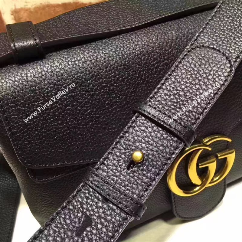 Gucci GG padlock black shoulder bag 6472