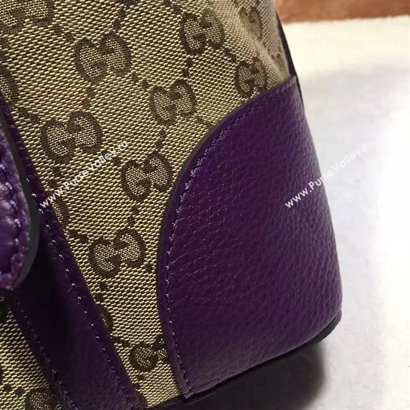 Gucci GG large gray with purple tote shoulder bag 6474