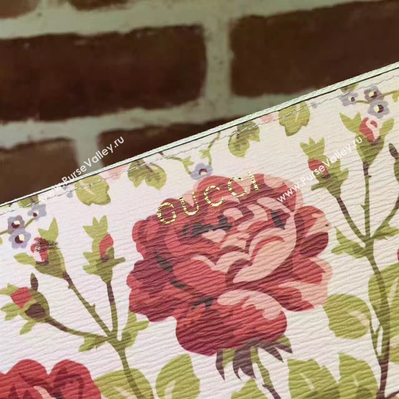 Gucci zipper wallet flower bag 6477