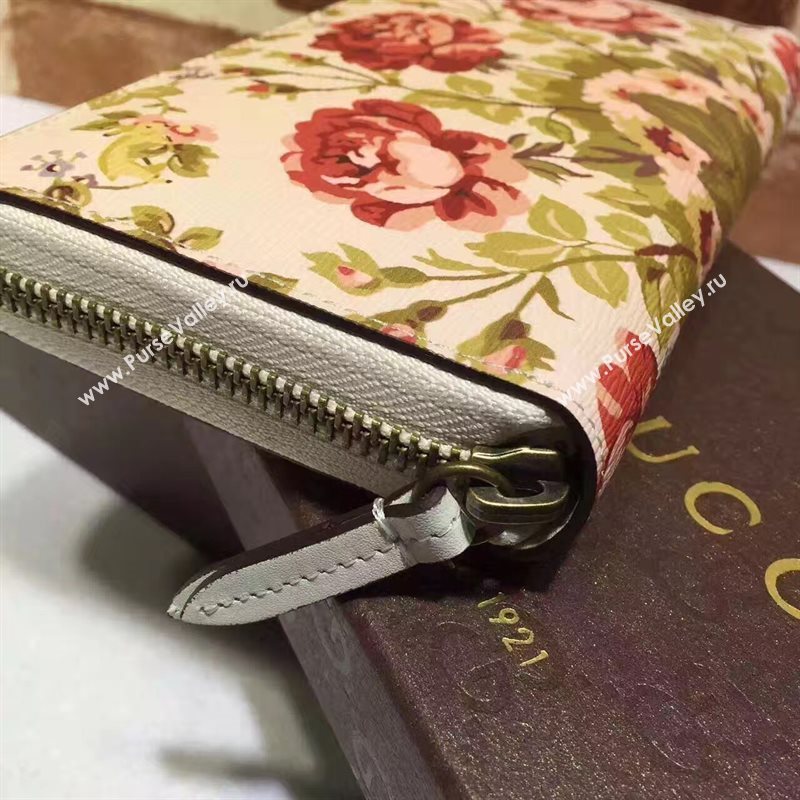 Gucci zipper wallet flower bag 6477