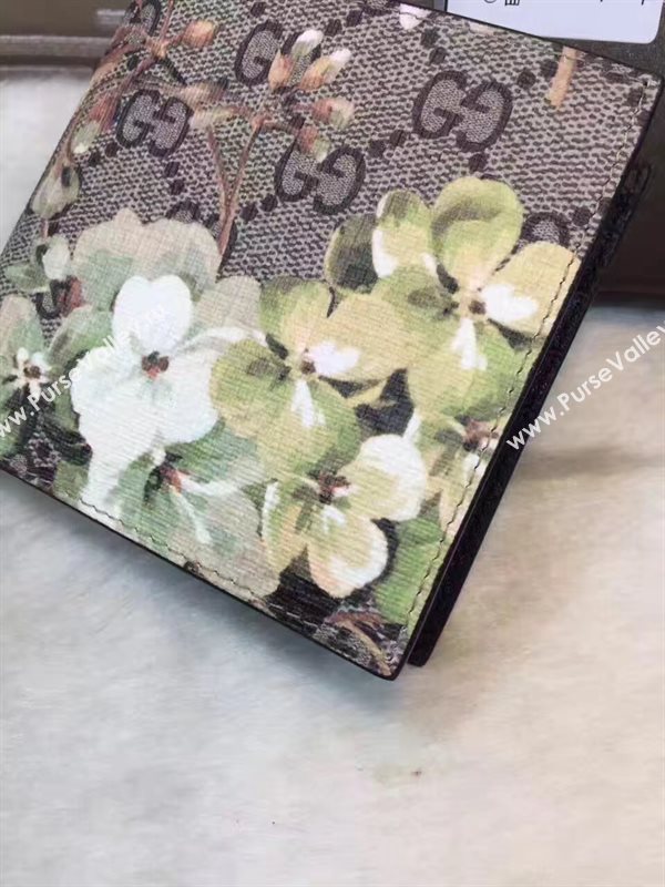 Gucci gray v wallet flower bag 6482