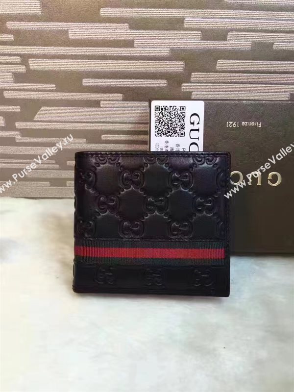 Gucci black wallet wine bag 6483