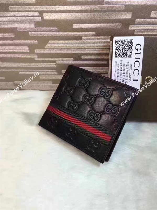 Gucci black wallet wine bag 6483