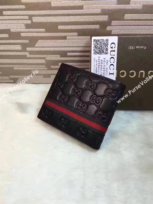 Gucci black wallet wine bag 6483