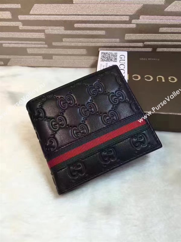 Gucci black wallet wine bag 6483