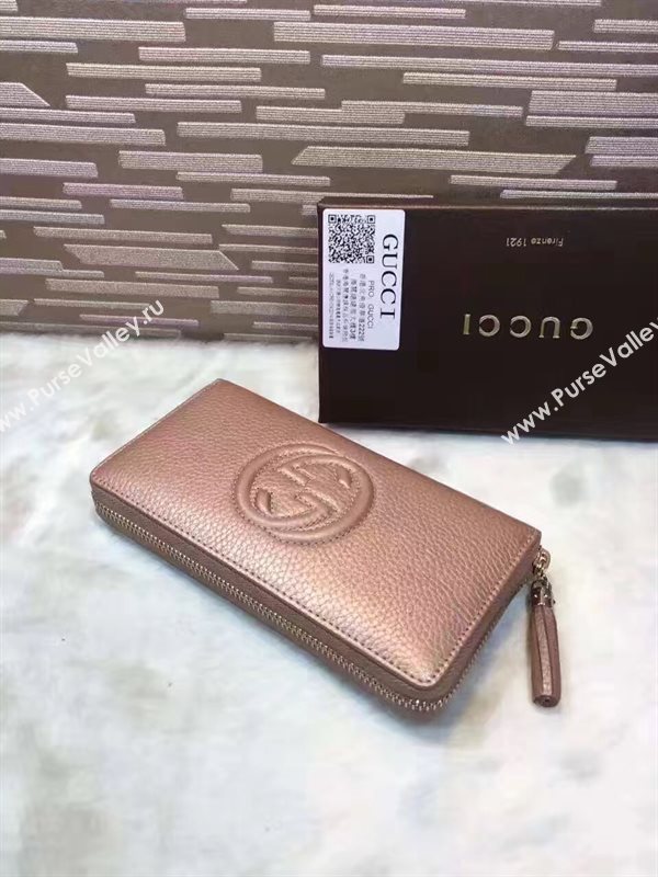Gucci soho zipper wallet gold bag 6492