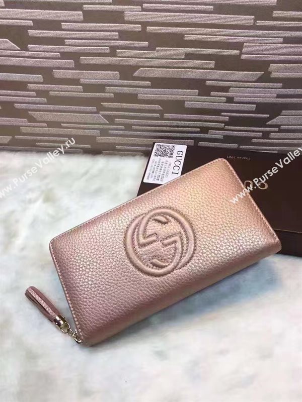 Gucci soho zipper wallet gold bag 6492