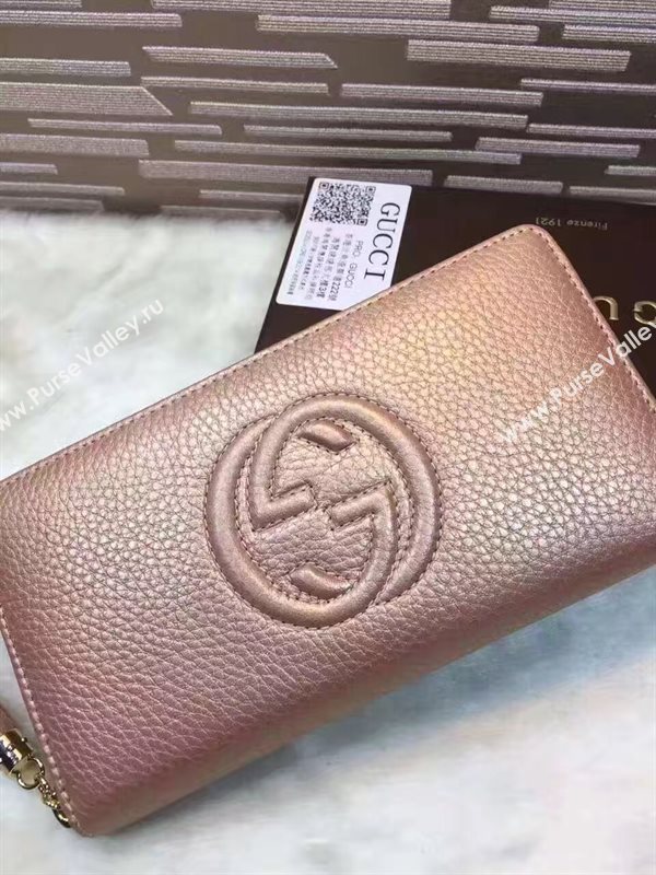 Gucci soho zipper wallet gold bag 6492