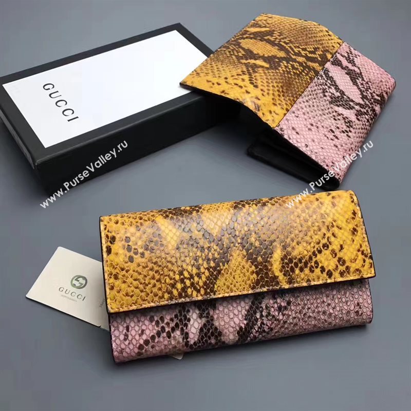 Gucci long wallet snake bag 6401