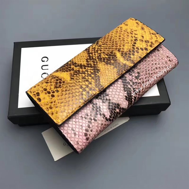 Gucci long wallet snake bag 6401