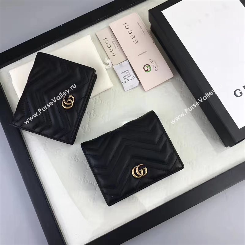 Gucci small wallet black bag 6408