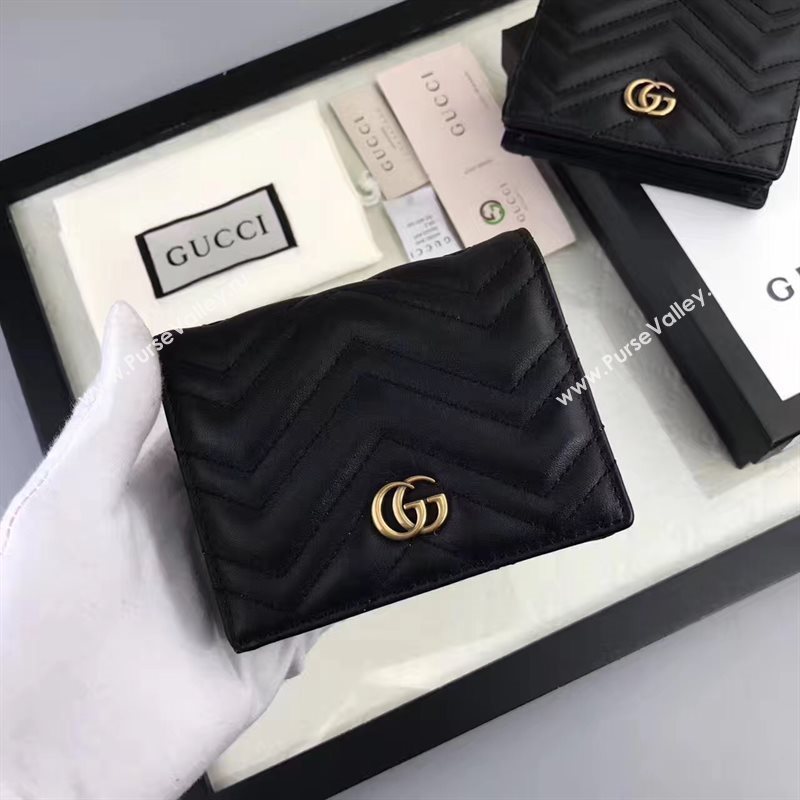 Gucci small wallet black bag 6408