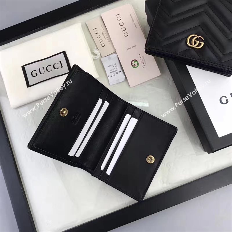 Gucci small wallet black bag 6408