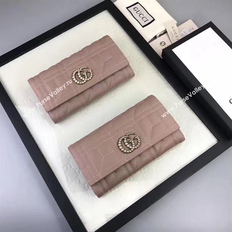 Gucci 2 fold wallet nude bag 6409