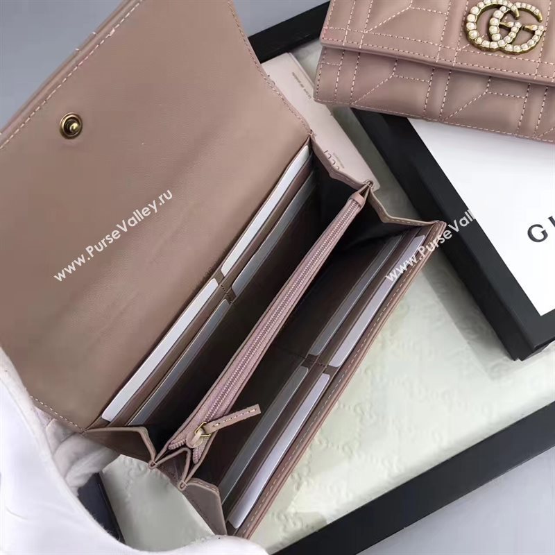 Gucci 2 fold wallet nude bag 6409