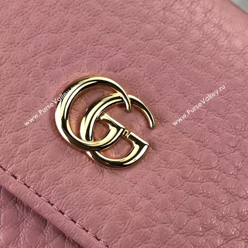 Gucci small GG 3 fold pink wallet bag 6415