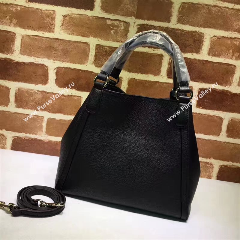 Gucci small black soho tote shoulder bag 6426