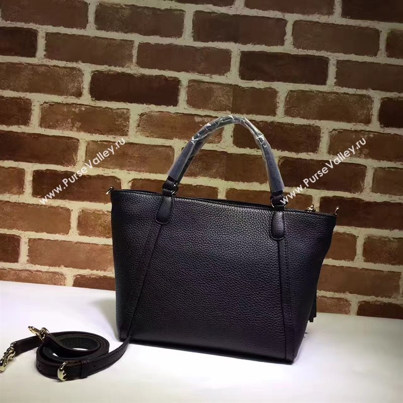 Gucci small soho black tote shoulder bag 6427