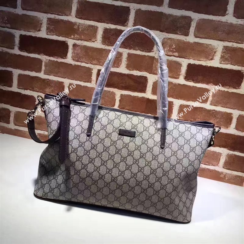 Gucci large GG shoulder tote tri-color bag 6434