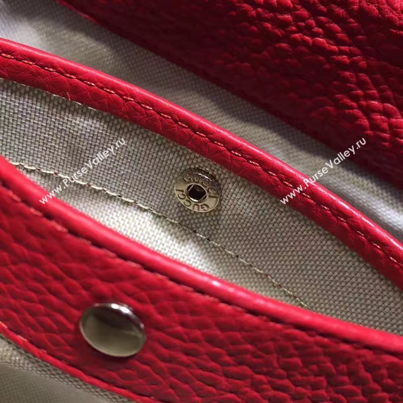 Gucci small soho shoulder tote red bag 6437