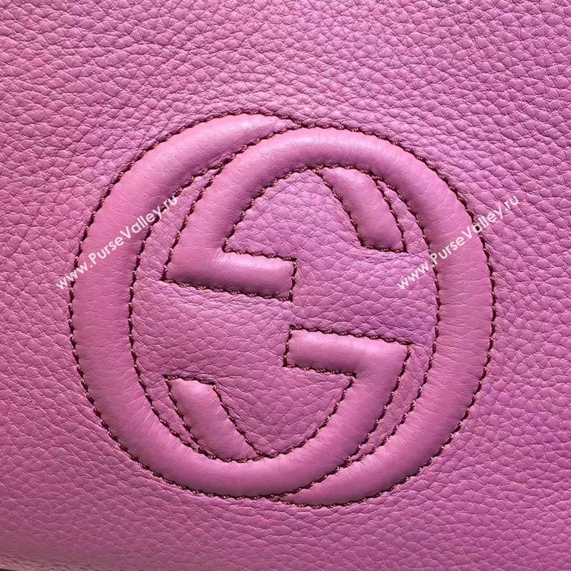 Gucci small rose red soho tote shoulder bag 6439