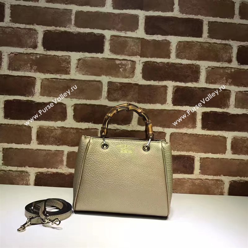 Gucci small mini gold shoulder bamboo bag 6543