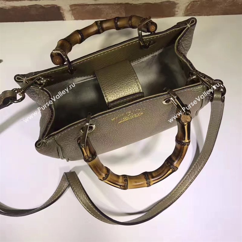 Gucci small mini gold shoulder bamboo bag 6543