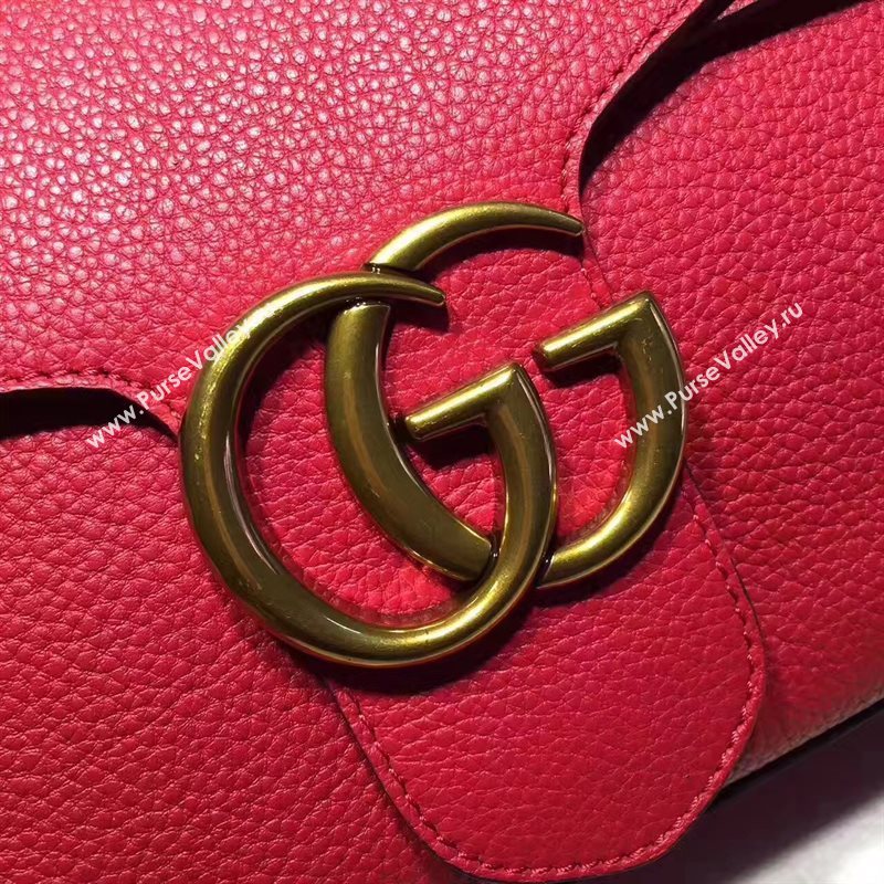 Gucci GG red shoulder flap bag 6546