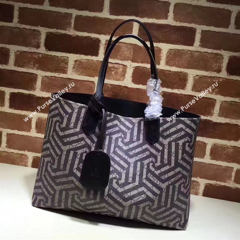 Gucci GG tote gray with handbag black bag 6548