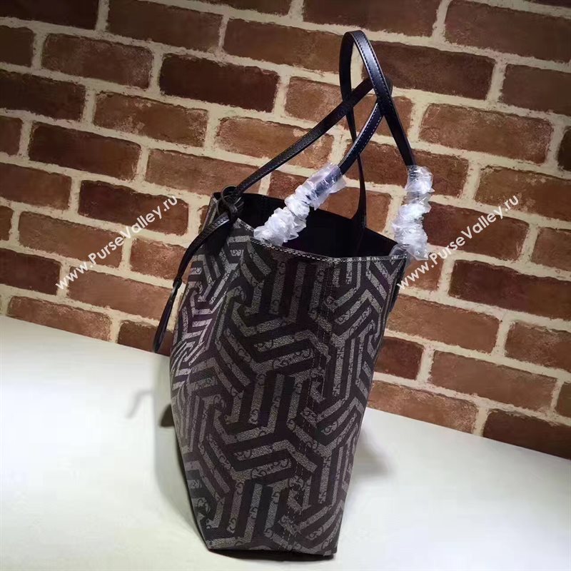 Gucci GG tote gray with handbag black bag 6548