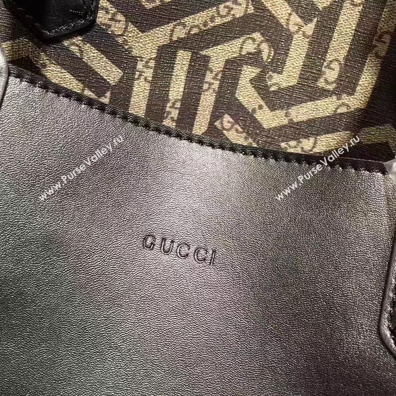 Gucci GG tote gray with handbag black bag 6548
