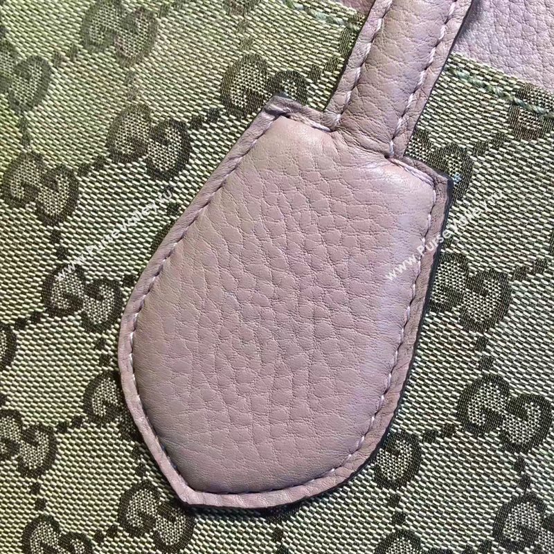 Gucci GG tote gray with handbag pink bag 6551