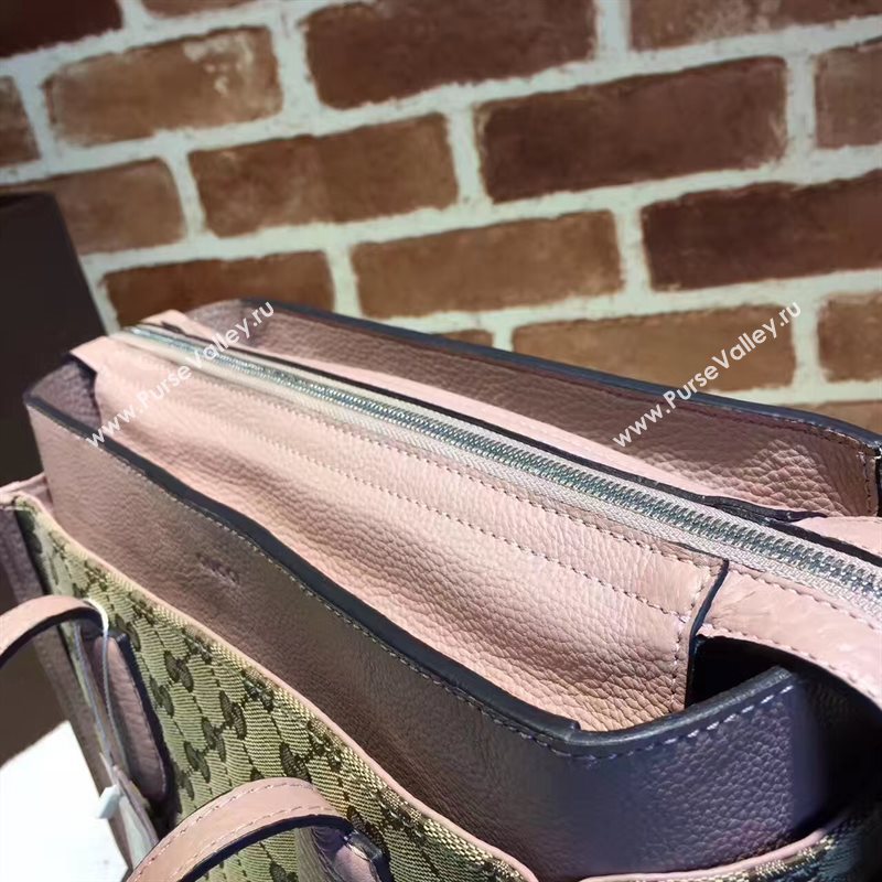 Gucci GG tote gray with handbag pink bag 6551