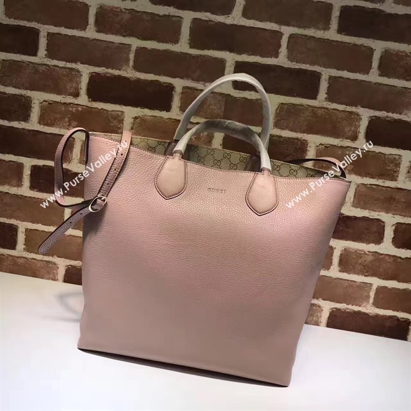 Gucci tote shoulder handbag pink bag 6552